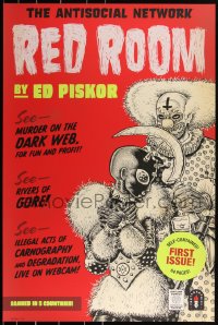 3c1013 RED ROOM #2/150 24x36 art print 2021 Mondo, wacky horror art by Ed Piskor!