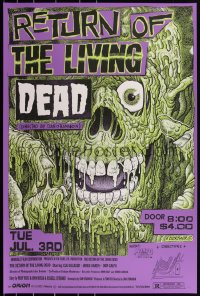 3c1026 RETURN OF THE LIVING DEAD #2/100 24x36 art print 2021 Mondo, Bertmer, Devilock variant ed.!