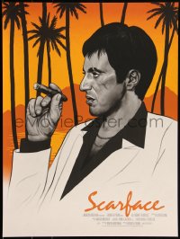 3c2284 SCARFACE 18x24 art print 2013 Mondo, Al Pacino by Mike Mitchell, variant edition!