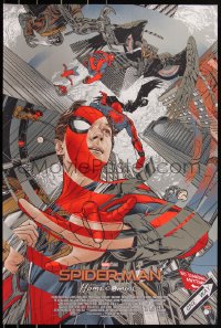 3c1123 SPIDER-MAN: HOMECOMING #8/275 24x36 art print 2017 Mondo, Martin Ansin, variant edition!