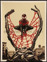 3c2147 SPIDER-MAN #3/125 18x24 art print 2018 Mondo, Phantom City, Miles Morales, variant ed.!