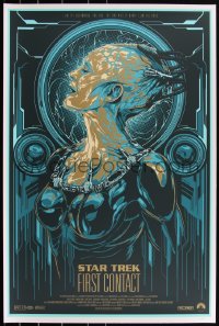 3c1136 STAR TREK: FIRST CONTACT #122/210 24x36 art print 2010 Mondo, Ken Taylor, regular edition!