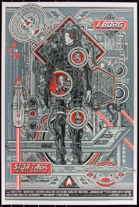3c1137 STAR TREK: THE NEXT GENERATION #7/80 24x36 art print 2011 Mondo, I, Borg, variant edition!