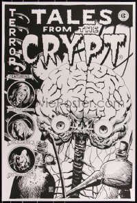 3c1170 TALES FROM THE CRYPT #1/30 24x36 art print 2013 Mondo, Francavilla, blackline variant edition!