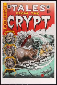 3c1172 TALES FROM THE CRYPT signed #20/185 24x36 art print 2013 by Brandon Holt, No. 45!