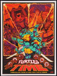3c2192 TEENAGE MUTANT NINJA TURTLES #3/275 18x24 art print 2018 Mondo, Hillman, Turtles in Time!