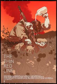 3c1198 THIN RED LINE #2/150 24x36 art print 2016 Mondo, Tomer Hanuka, variant edition!