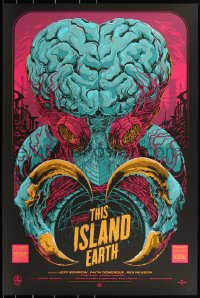 3c1209 THIS ISLAND EARTH signed #2/150 24x36 art print 2014 by Ken Taylor, Mondo, variant edition!