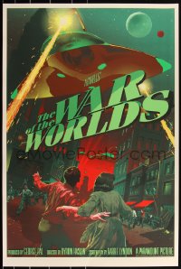 3c1279 WAR OF THE WORLDS #2/150 24x36 art print 2015 Stan & Vince art, variant edition!