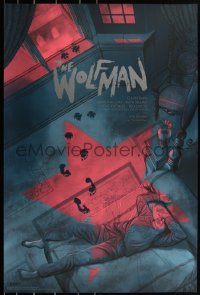 3c1306 WOLF MAN #6/125 24x36 art print 2020 Mondo, art by Jonathan Burton, variant edition!