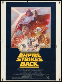 3d1235 EMPIRE STRIKES BACK 30x40 R1981 George Lucas sci-fi classic, cool artwork by Tom Jung!