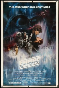 3d0346 EMPIRE STRIKES BACK 40x60 1980 most classic Gone With The Wind style art by Roger Kastel!