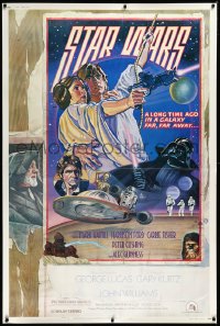 3d0359 STAR WARS style D 40x60 1978 George Lucas classic, circus poster art by Struzan & White!