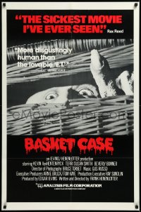 3d0478 BASKET CASE 1sh 1982 he is very small, very twisted & VERY mad, Analysis Films release!
