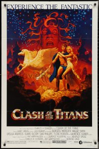 3d0504 CLASH OF THE TITANS 1sh 1981 Ray Harryhausen, fantasy art by Greg & Tim Hildebrandt!