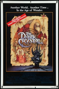 3d1614 DARK CRYSTAL 27x41 video poster 1982 Jim Henson & Frank Oz, incredible Richard Amsel fantasy art!