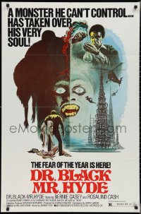 3d0519 DR BLACK MR HYDE 1sh 1976 Bernie Casey, black sci-fi horror, fear of the year is here!