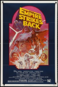 3d0530 EMPIRE STRIKES BACK NSS style 1sh R1982 George Lucas sci-fi classic, cool artwork by Tom Jung!