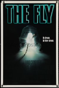 3d1333 FLY 1sh 1986 David Cronenberg, Jeff Goldblum, Geena Davis, cool creepy sci-fi art by Mahon!