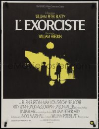 3d1579 EXORCIST French 24x31 1974 William Friedkin, William Peter Blatty horror classic!