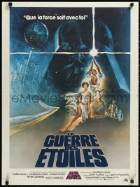 3d1583 STAR WARS French 24x32 1977 George Lucas classic sci-fi epic, great art by Tom Jung!