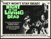 3d0006 NIGHT OF THE LIVING DEAD signed 1/2sh 1968 by George Romero, Bill Hinzman, AND Judith O'Dea!
