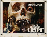 3d1823 TALES FROM THE CRYPT 1/2sh 1972 Peter Cushing, Joan Collins, E.C. comics, cool skull image!