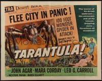 3d1826 TARANTULA style B 1/2sh 1955 different newspaper art w/ huge spider monster, very rare!