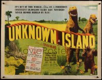 3d1833 UNKNOWN ISLAND 1/2sh 1948 Virginia Grey, Barton MacLane, really fake dinosaurs, ultra rare!
