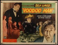 3d1835 VOODOO MAN 1/2sh 1944 Bela Lugosi, John Carradine, George Zucco, black magic, ultra rare!