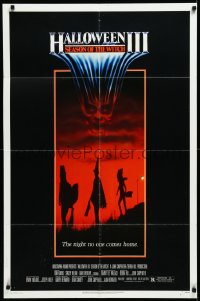 3d0560 HALLOWEEN III 1sh 1982 Season of the Witch, horror sequel, the night no one comes home!