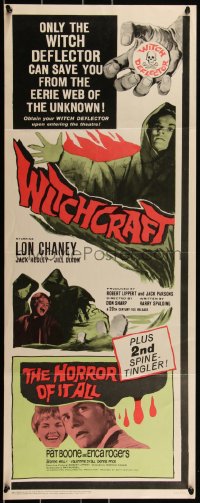 3d1897 WITCHCRAFT insert 1964 only witch deflector can save you from eerie web of unknown, rare!