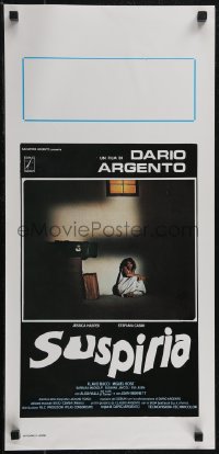 3d1696 SUSPIRIA Italian locandina 1977 classic Dario Argento giallo horror, Harper, white title!