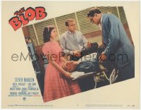 3d0733 BLOB LC #3 1958 Steve McQueen & Aneta Corseaut wonder what is the thing on the old man!