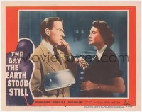 3d0699 DAY THE EARTH STOOD STILL LC #8 1951 Patricia Neal watches Hugh Marlowe on phone, classic!