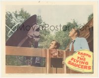 3d0770 EARTH VS. THE FLYING SAUCERS LC 1956 Harryhausen classic, Hugh Marlowe & Harry Lauter w/ device