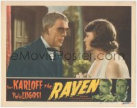 3d0994 RAVEN LC #2 R1949 great close up of disfigured Boris Karloff by Irene Ware, Realart!