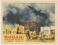 3d0852 RODAN LC #7 1957 Sora no Daikaiju Radon, The Flying Monster over destroyed Fukuoka!