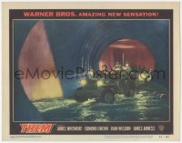 3d0858 THEM LC #1 1954 soldiers in jeeps riding through flooded tunnel looking for monsters!