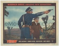 3d0856 THEM LC #2 1954 c/u of Edmund Gwenn by police officer James Whitmore shooting gun!