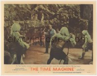 3d0883 TIME MACHINE LC #2 1960 Rod Taylor holding off Morlocks as he's ambushed from above!