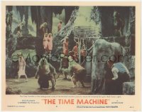 3d0886 TIME MACHINE LC #8 1960 Rod Taylor saves Mimieux & Eloi from Morlocks in underground caves!
