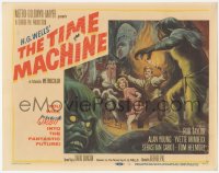 3d0880 TIME MACHINE TC 1961 H.G. Wells, Rod Taylor, Yvette Mimieux, cool Reynold Brown sci-fi art!
