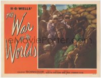 3d0910 WAR OF THE WORLDS LC #4 1953 H.G. Wells classic, George Pal, Gene Barry, Ann Robinson, Codee!