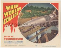 3d0922 WHEN WORLDS COLLIDE LC #1 1951 George Pal classic, rocket ship under construction!