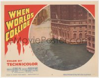 3d0928 WHEN WORLDS COLLIDE LC #4 1951 George Pal classic doomsday thriller, tidal wave floods city!