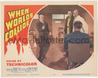 3d0925 WHEN WORLDS COLLIDE LC #8 1951 classic scene where bodyguard insists he must be taken!