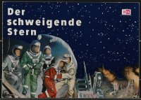 3d0451 FIRST SPACESHIP ON VENUS export East German promo brochure 1962 Der Schweigende Stern, rare!