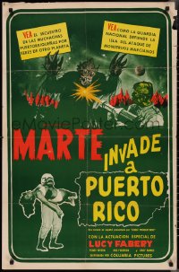 3d1559 FRANKENSTEIN MEETS THE SPACE MONSTER Puerto Rican 1965 Mars Invades Puerto Rico, ultra rare!