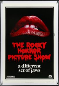 3d0192 ROCKY HORROR PICTURE SHOW linen 1sh R1980s classic lips, a different set of jaws!